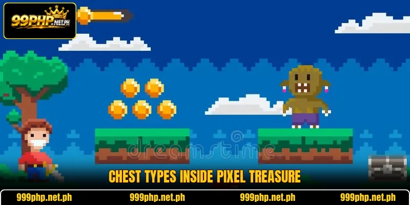 Chest types inside Pixel Treasure