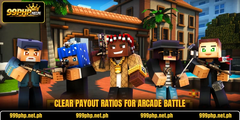 Clear payout ratios for arcade battle