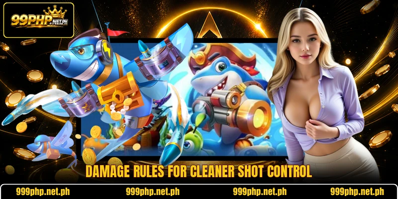 Damage rules for cleaner shot control