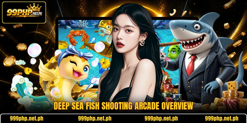 Deep sea fish shooting arcade overview