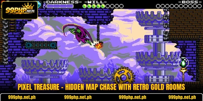 Pixel Treasure - Hidden Map Chase With Retro Gold Rooms