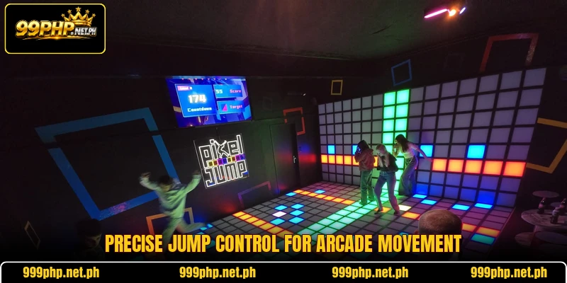 Precise jump control for arcade movement