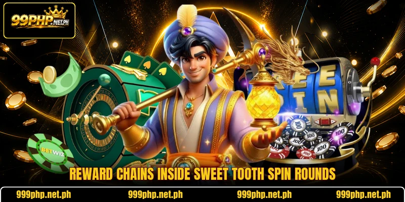 Reward chains inside Sweet Tooth Spin rounds