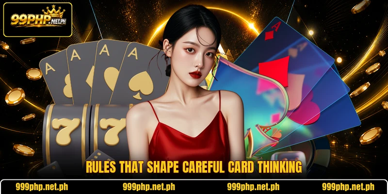 Rules that shape careful card thinking
