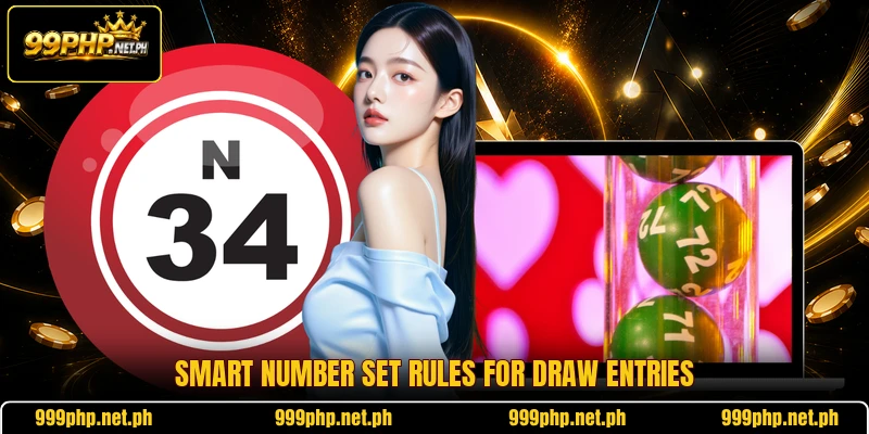 Smart number set rules for draw entries