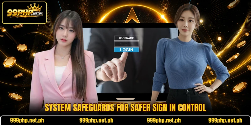 System safeguards for safer sign in control