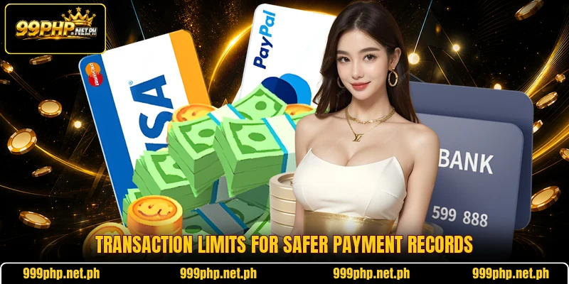 Transaction limits for safer payment records