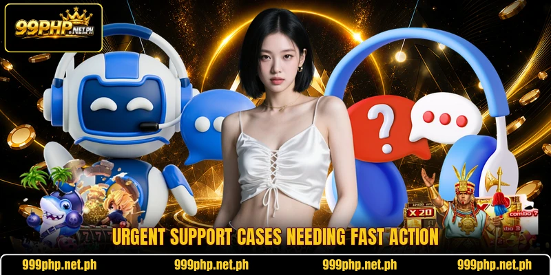 Urgent support cases needing fast action